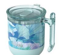 Taza termo acero inoxidable QUOKKA drop safe wave ginkgo leaves 260ml