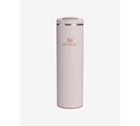 STANLEY 1913 Transit Flip Top Taza de Viaje 0.47L - Rose Quartz | Mantiene 5 Horas Caliente - 8 Horas Fría - Apta para Lavavajillas - Antigoteo - Compatible con Portavasos de Coche