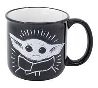 Taza The Child Blanco y Negro The Mandalorian Star Wars Cerámica 400 mls