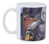Taza The Mandalorian Razor Crest Star Wars Cerámica 325 mls
