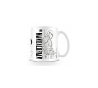 Taza The Mandalorian Star Wars Ilustración Cerámica 315 mls