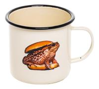 Taza TOILETPAPER TOAD 10 cm beige, esmaltado, Seletti