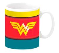 KIDS EUROSWAN Taza Wonder Woman DC Comics cerámica blanca 325 ml