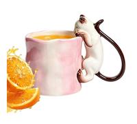 Tazas Bonitas | Vasos de cerámica monas con capacidad de 280 ml | Taza de Café con Asa 3D de Gato | Para Hombres Mujeres Familia Colegas Amantes De Los Gatos Hogar Oficina Dormitorio Estudio Apartamen