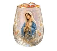 Tazas Cristianas, Taza De Té Coleccionable - 400 Ml Jesús Vidrio Ergonómico Antideslizante, Para Hombres Mujeres Whisky Cerveza Bebida Hogar Bar Mesa De Comedor Reunión Navideña