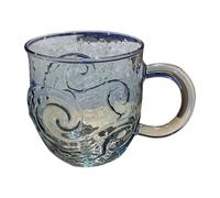 Tazas De Café De Vidrio Taza Vidrio Con Diseño Ondas 300 ml