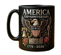 Tazas de cerámica conmemorativas con símbolo cultural con diseño de águila | Tazas de cerámica para café, mujeres, adultos, viajes, conmemorativo, símbolo cultural, bandera, águila, té caliente