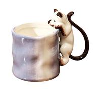 Tazas Divertidas,Vasos de cerámica monas con capacidad de 280 ml - Taza de Café con Asa 3D de Gato | Para Hombres Mujeres Familia Colegas Amantes De Los Gatos Hogar Oficina Dormitorio Estudio Apartame