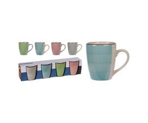 Tazas mug loza 24 olores lote 4