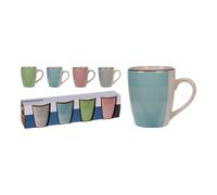 Tazas mug loza 24 olores lote 4