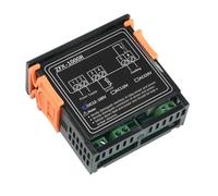 TAZIZI Controlador de lectura de temperatura, 12 a 100 V | Contactos de salida de montaje empotrado de sonda externa, límites inferiores superiores ajustables, respuesta del