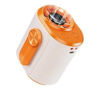 TAZIZI Ventilador de refrigeración portátil montable con 100 ajustes de viento, batería recargable por USB de 3600 mAh para gimnasio, senderismo, mochilas, uso doméstico, ventilador de cintura