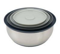 Tazón de cocina con tapa NEST PREP&STORE 95025, 4 piezas, acero inoxidable, Joseph Joseph