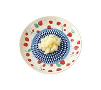 Tazón manual de frutas de cerámica para cocinar en la cocina | Rallador de verduras tazón para tomate chocolate fresa comida cáscara jengibre queso postre cocina cocina cocina