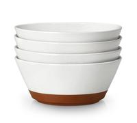 Tazones para Sopa MALACASA, Juego de 4 Tazones de Cerámica para Ensalada, Tazones de Cerámica de 36oz/60oz para Ramen, Cereal, Fruta y Pho, Aptos para Microondas y Lavavajillas, Tazones Profundos con