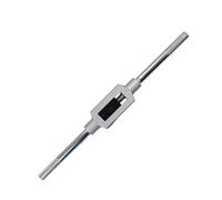 TAZYYZUU Mango De Llave Grifo Ajustable, 6/8 Uds. HSS, Mano, Troquel, Métrico M3 M4 M5 M6 M8 M12 1/16-1/2(Gray)