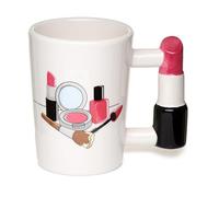 Tazze e Tazzine - Taza (350 ml, cerámica), diseño de pintalabios
