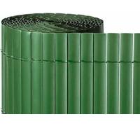 TB Thayba Cañizo PVC Doble Cara, 300 x 100 cm, 1400gr, Marrón, Alta Durabilidad para Jardín y Terraza (Verde, 1x3)