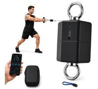 TBANVOO Dinamómetro Push-Pull Compacto y Probador de Fuerza Isométrica, Rango 500 kg, Smart LCD, Recargable USB-C, Resolución 0.1kg, para Hogar, Gimnasio & Viaje Set A