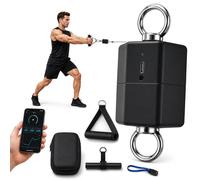 TBANVOO Dinamómetro Push-Pull Compacto y Probador de Fuerza Isométrica, Rango 500 kg, Smart LCD, Recargable USB-C, Resolución 0.1kg, para Hogar, Gimnasio & Viaje Set B