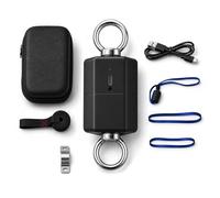 TBANVOO Medidor de Fuerza Digital 500kg & Dinamómetro Push-Pull, Portátil con Smart LCD, Resolución 0.1kg, Recargable USB-C, para Gimnasio, Viaje & Entrenamiento Atlético Set A