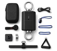 TBANVOO Medidor de Fuerza Digital 500kg & Dinamómetro Push-Pull, Portátil con Smart LCD, Resolución 0.1kg, Recargable USB-C, para Gimnasio, Viaje & Entrenamiento Atlético Set B