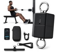 TBANVOO Medidor de Fuerza Portátil y Dinamómetro Push-Pull, Probador de Fuerza Isométrica 500kg, Seguimiento de Datos en Tiempo Real, para Rendimiento Atlético & Entrenamiento en Gimnasio Set B