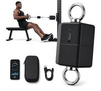 TBANVOO Medidor de Fuerza Portátil y Dinamómetro Push-Pull, Probador de Fuerza Isométrica 500kg, Seguimiento de Datos en Tiempo Real, para Rendimiento Atlético & Entrenamiento en Gimnasio Set A