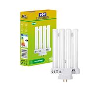 TBE Lighting Tubo fluorescente de 27 W, repuesto para luz natural del día/luz solar /, 4 pines, GX10Q-4, tubo cuádruple