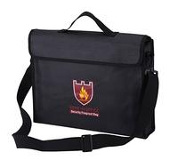 Tbest Bolsa Ignífuga de Doble Cara para Documentos de Batería LiPo, Estuche de Almacenamiento Portátil de 38x28x7,5 CM (38 * 28 * 7,5 CM)