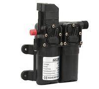 Tbest Bomba de Diafragma Eléctrica de Doble Succión, 12V, 100W, Cobre Fundido, Portátil y Versátil para Limpieza de Caravanas, Barcos y Coches (Estuche negro)