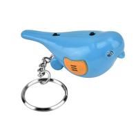 Tbest Buscador de Llaves con Silbato LED con Control de Voz Inteligente Alarma de 80 DB y Linterna para Llaves, Mascotas, Bolsos Localizador de Llaveros ABS (Blue)