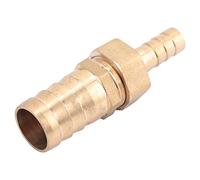 Tbest Conector Reductor de Púas para Manguera de Latón de 10 a 19 Mm, Accesorio de Latón de Primera Calidad para Mantenimiento de Tuberías, Adaptador de Enchufe Reductor para Tuberías (10-19mm)