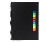 Tbest Cuaderno Reutilizable con 180 Páginas, Espiral | Papel borrable, organización inteligente, incluye notas adhesivas, compatible con iOS y