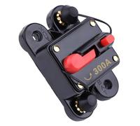 Tbest Disyuntor de 12V CC, Fusible Reiniciable de 80A (300A) | Material de aleación, protege los aparatos eléctricos, fácil operación del interruptor, capacidad de 300 A, adecuado para