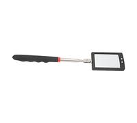 Tbest Espejo de Inspección Espejo de Inspección Telescópico de Extensible de Flexible Giratorio de 360 grados 2 Luces LED Cabeza de Bola Doble