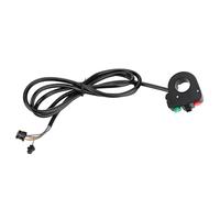 Tbest Interruptor 3 en Bicicleta, Bocina, Luz de para Bicicleta de Montaña, Eléctrica, Scooter Eléctrico, Control de Manillar Compacto DK 15