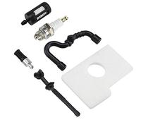 Tbest Kit de Filtro de Aceite y Combustible de Aire y Bujía para Stihl 017 018 Ms170 Ms180 Chainsaw Upstart Components Ms 170 Chain, Stihl Chainsaw Ms170 Service Kit, Stihl Ms180