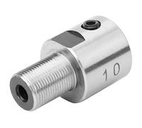 Tbest Manguito/poste Neumático, Biela de Mandril de Acero Inoxidable M14 * 1 para Mandril de Torno K01-50/63 K02-50/63 (Tbestcewvofkg9g-05)