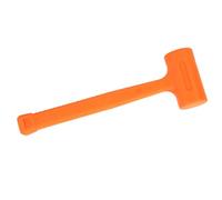 Tbest Martillo de Golpe Muerto, Diseño Ergonómico de Goma de PVC Suave | A prueba de golpes, a prueba de ácidos, sin chispas, peso de 0,5 libras