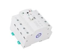 Tbest Mini ATS Conmutador de Transferencia 80A para Generador Doméstico | Automático, Fuentes de alimentación duales, Material de PC, Diseño 4P
