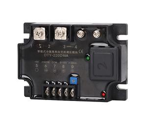 Tbest Módulo Regulador de Voltaje Monofásico de Aislamiento Completo con Control de Entrada de Señal Múltiple 10A 220V CA Chip de Tiristor de Alta Potencia Placa Base de Cerámica Indicadores LED (10A)