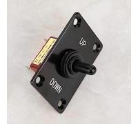 Tbest Panel de Interruptor de Palanca Interruptor Basculante 12V 15A 3 Posiciones Momentáneo Apagado Momentáneo con Aleación de Aluminio de Alta Resistencia para Barco Marino RV Coche