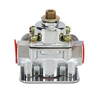Tbest Regulador de Presión de Regulador de de Carbohidratos Válvula de Control de Presión de 12-803 4-1/2 a 9 PSI Puerto NPT de 3/8 Pulgadas 1 Entrada 2 Salidas con Aleación de Zinc