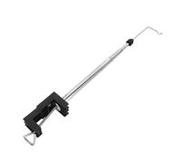 Tbest Soporte de Suspensión de Eje de Amoladora Rotativa con Abrazadera de 360° y Servicio, Soporte de Varilla de Acero de 3 Secciones para Herramientas de Perforación, Superficie de Placa Cromada