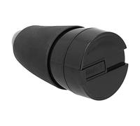 Tbest Taza de café con Aislamiento de Cuerno de Cabra de 230 Ml con Revestimiento de Acero Inoxidable - Taza Térmica para Bebidas Frías y Calientes, Viajes y a Prueba de Fugas (BLACK)