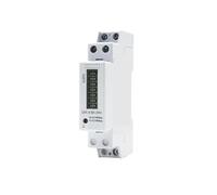 TBZOQAID Medidor De Electricidad Doméstica 20A 40A 220V Carril DIN Consumo Energía Electrónico Monofásico A