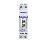 TBZOQAID Medidor de energía SDM120M 5 A 220/230V monofásico Dos Cables Carril DIN Salida medición parámetros completos