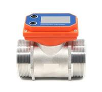 TBZOQAID Medidor de Flujo electrónico Pantalla LCD Acero Inoxidable(DN25)