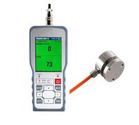 TBZOQAID Medidor de Fuerza Digital con Sensor celda Carga, medidor, Peso, presión, Empuje y tracción, dinamómetro, Pico ± 0,05% FS(0-100KG Force Gauge)